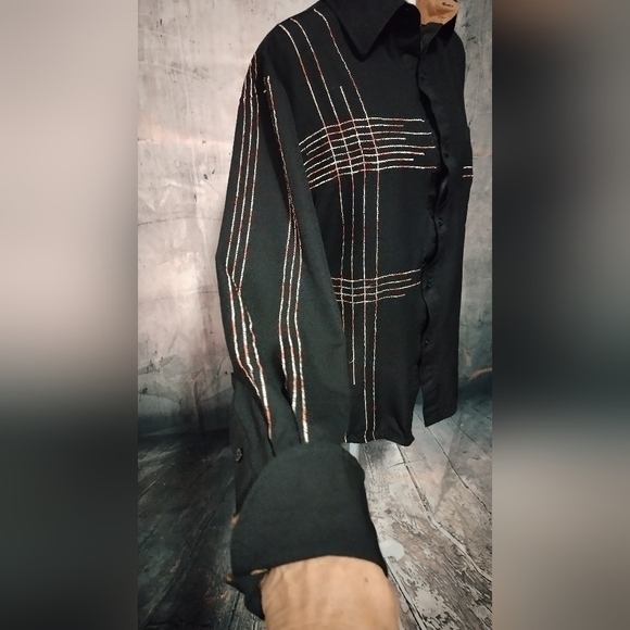 Lanzino Button Down Sz L - Picture 4 of 10